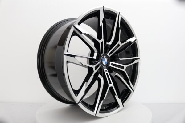 BMW G30 style forged wheel--Machine Black