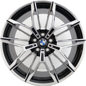 BMW G30 style forged wheel--Machine Black