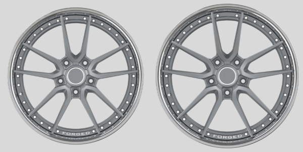 3pcs forged wheels of Porsche 981s Cayman